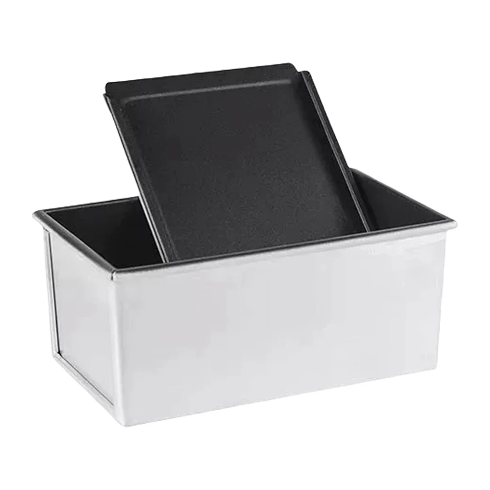 AA14 Loaf Pan with Lid, Dough Capacity Rectangular Bread Pan, Non-Stick Long Bread Pans for Homemade Bread,Pullman Loaf Pan