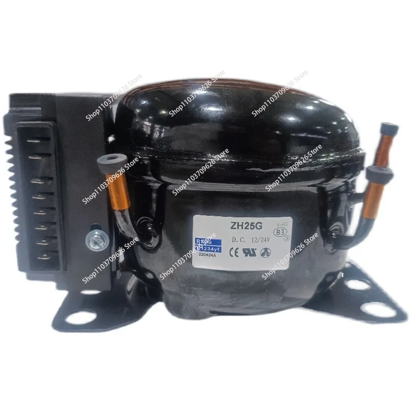 Compressor 12V 24V DC DC Suitable for Car Ship Refrigerator Freezer Mini Refrigerator Freezer Compressor ZH25G35G