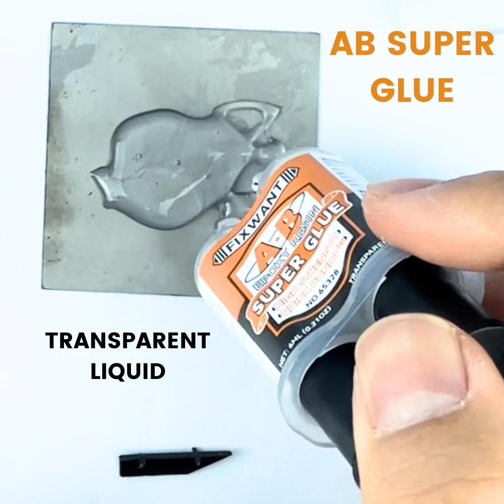 AB Epoxy Resin Glue Cold Welding For Metal Stainless Steel Glass Repair Tool High Temperature Resistant Liquid Glue 6ML 25ML