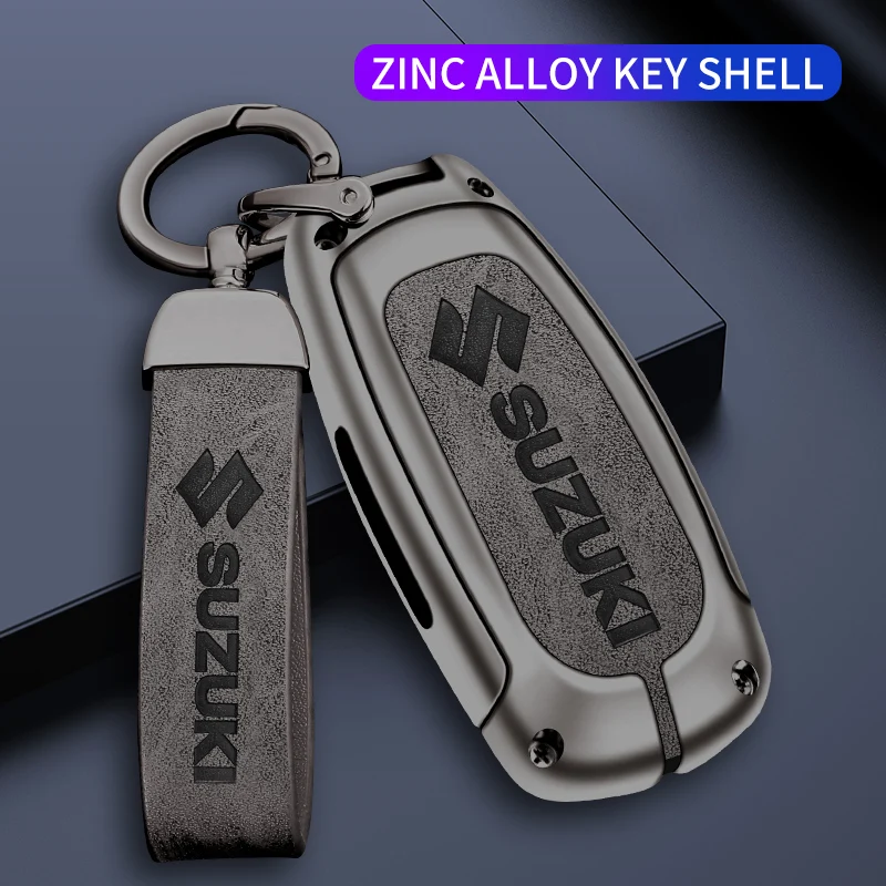 Car Key Case Cover Smart Remote Protector Shell Keychain For Suzuki Vitara Swift Ignis Kizashi SX4 Baleno Ertiga Samurai S-Cross