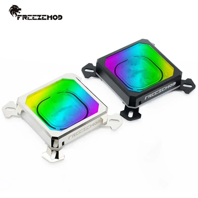 

FREEZEMOD CPU Water Cooling Block for Intel LGA 1700/1200/1156/1155/1151/1150 Computer Copper Processor Cooler 5V Aura SYNC