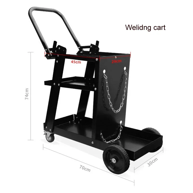 NEW Electric Welding Cart Trolley Two-protection Welding Car Gas Shielded Welding Special Welder