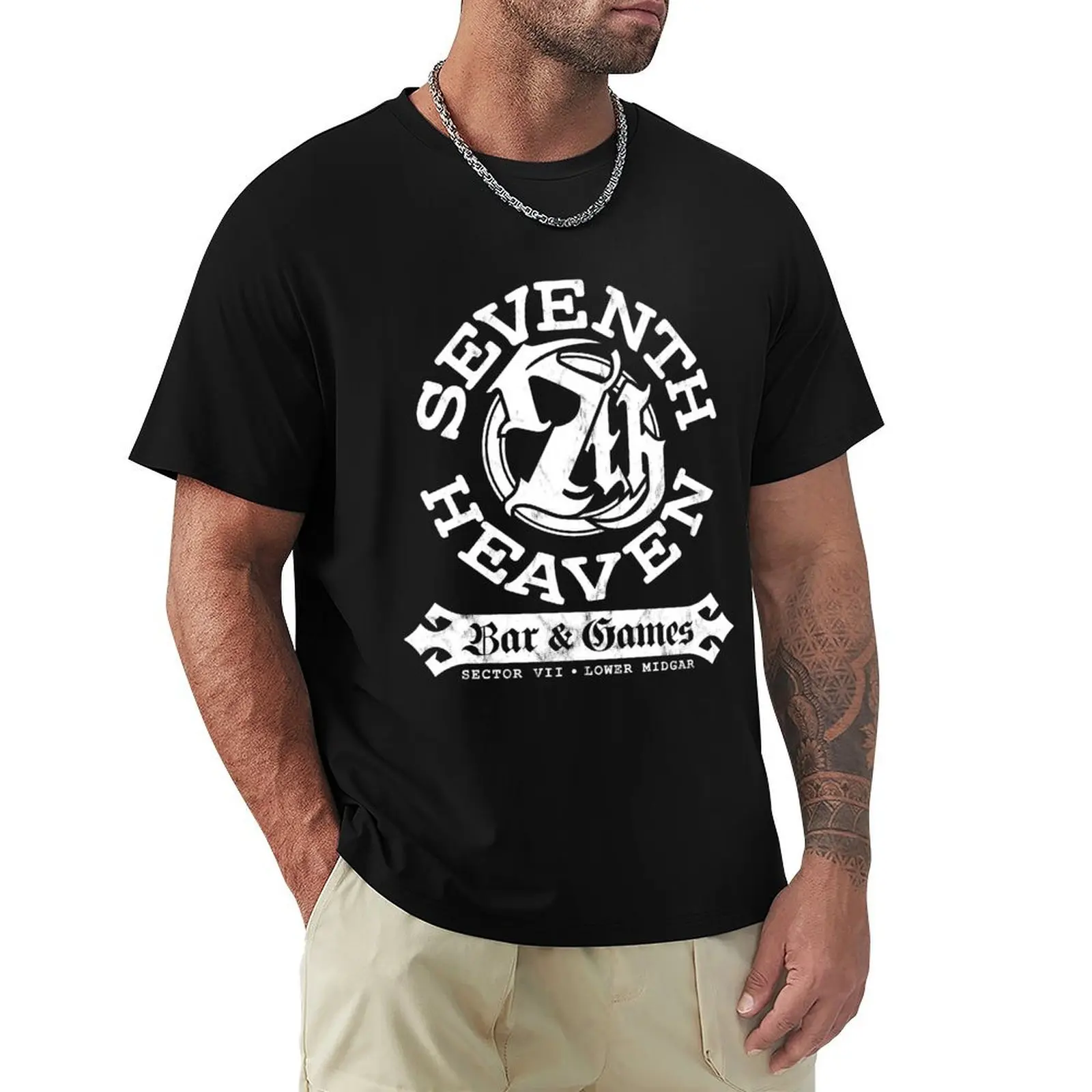 Sector 7 ? Seventh Heaven Bar (White) T-Shirt Quick Dry Travel T-Shirt