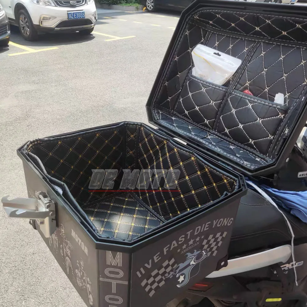 New lining For GIVI OBKN 58 OBKN58 Motorcycle Trunk Cargo Liner Protector Seat Bucket Pad Storage Box Mat Leather Accessories