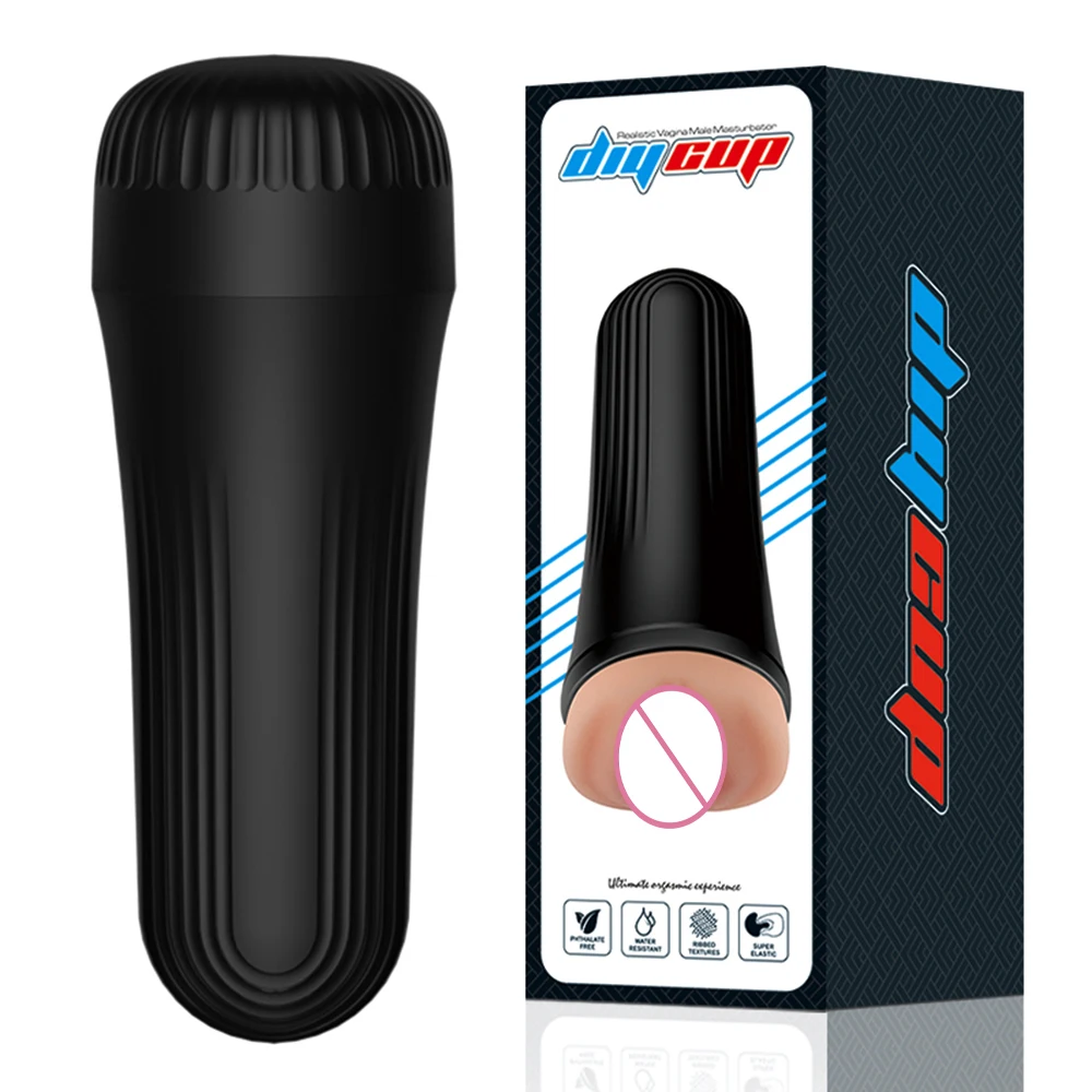 Male Sucking Masturbation Cup Real Vagina Soft Silicone Adult Masturbator Pocket Pussy Artificial Vaginal Sex Toys For Men Goods view 6