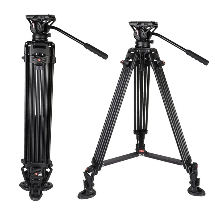 Professional Coman Aluminium Video DSLR Flexible Tripod DX16Q5S With Fluid Ball head Q5S