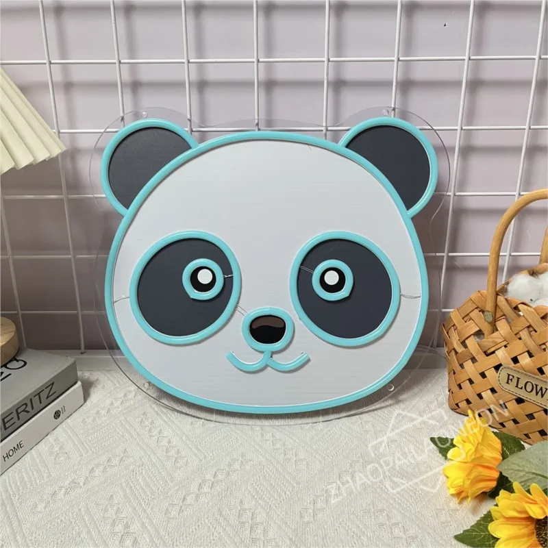 Panda Neon Sign Cute Bear LED Neon Light Sign Indoor Wall Lights Bedroom Gameroom Decorations Home Kids Room Gift Light Up Signs - view 4
