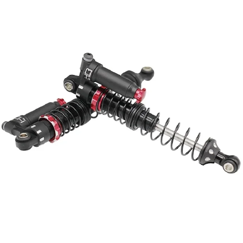 HR 부품 금속 음압 이중 섹션 유압 완충기, 1/10 RC 모델 자동차 크롤러 액세서리, 90mm