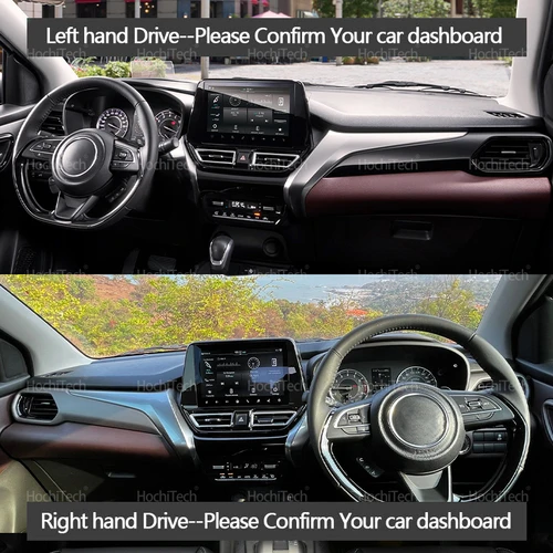 Imagen 2 del producto Para Suzuki FRONX Starlet Cross WDB3S WEB3S 2023 2024-presente cubierta para salpicadero de coche alfombrilla antideslizante almohadilla protectora alfombra parasol