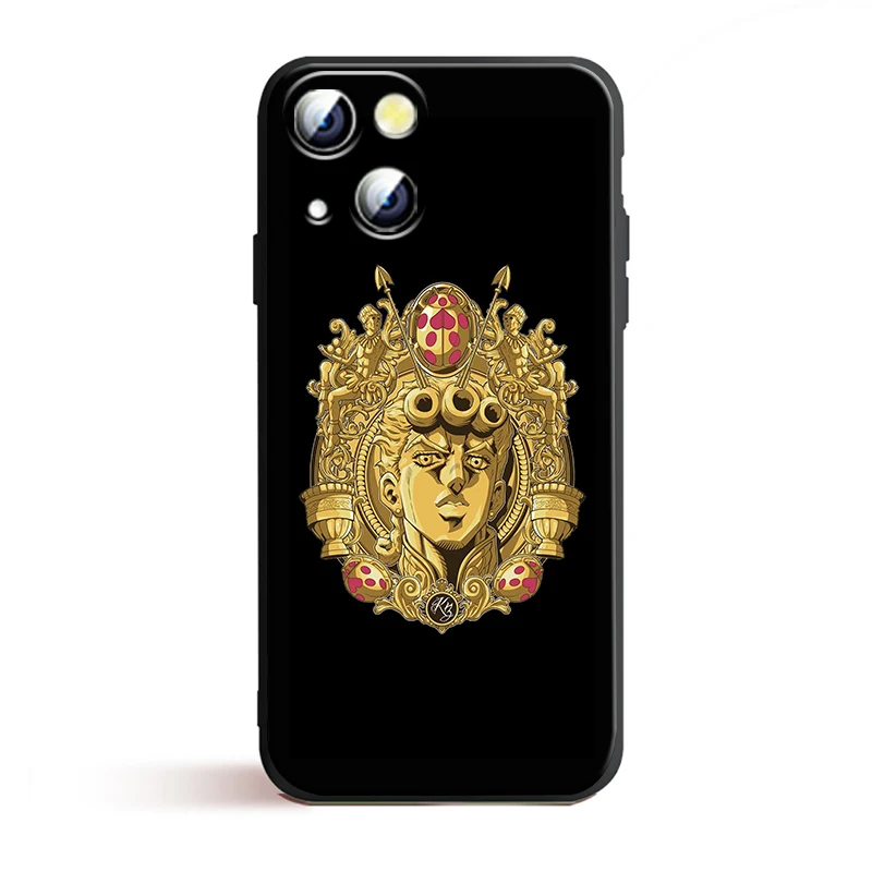 JOJO Villain Kira Yoshikage For Apple iPhone Case 15 14 13 12 11 Mini XS XR X 6S 6 Pro Max Plus Ultra Black Cover Phone Case