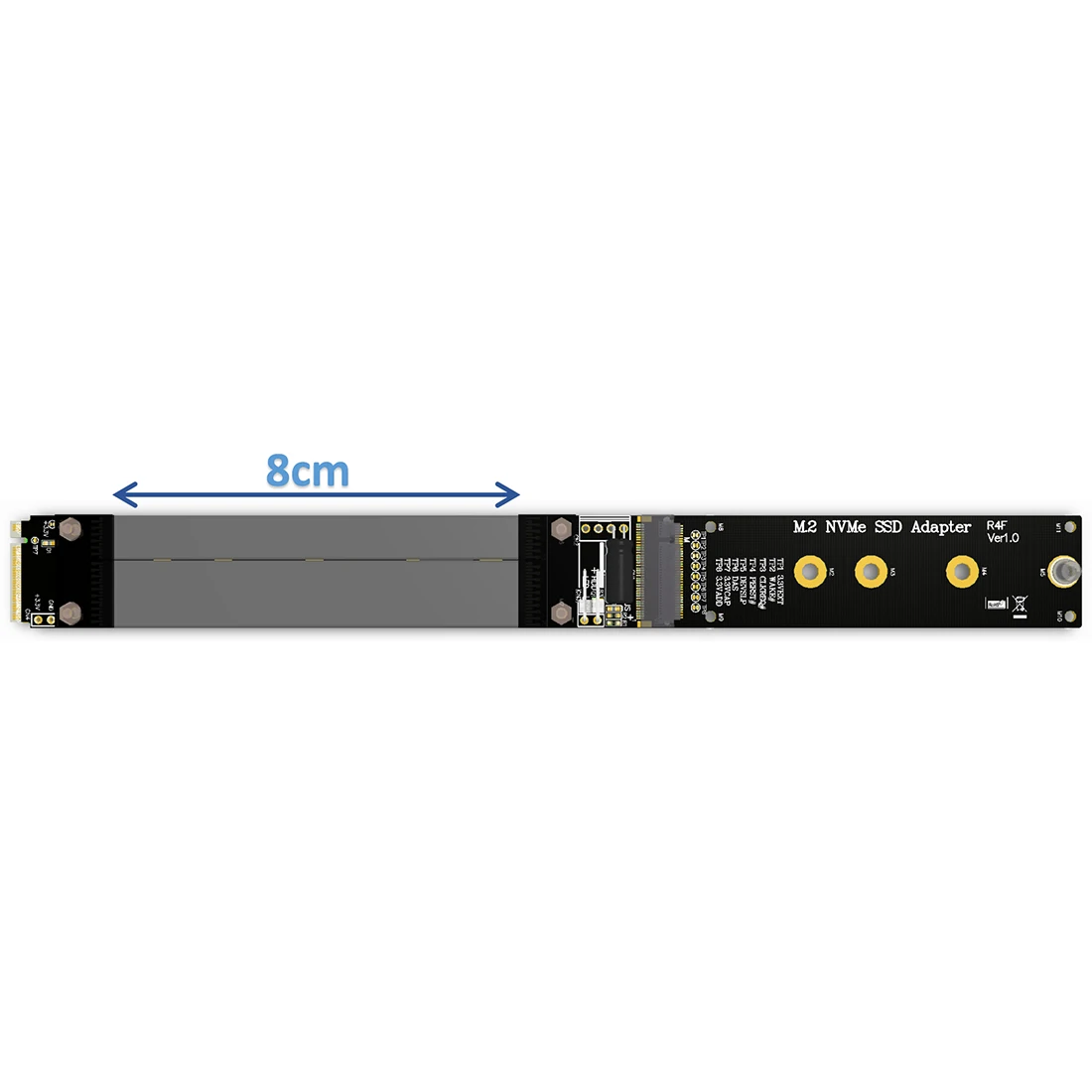 Adt r44sf r24sf m.2 für nvme ssd verlängerung kabel solid state drive riser karte unterstützung m2 bis pci express 3,0 4,0x4 pci-e 32g/bps – Detail 2