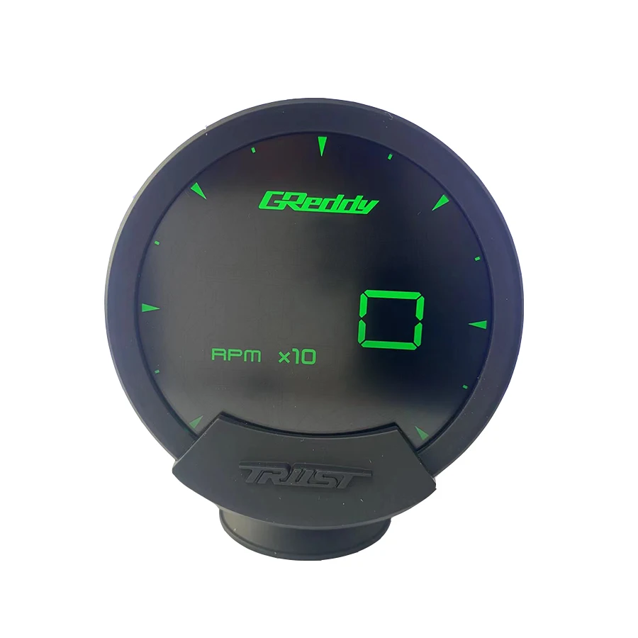 10 Kleuren Greddi Sirius Lcd Race-Gauge Turbo Snelheid Volt Water & Olie Temp Olie Pers Rpm A/F Brandstofverhouding Geen Controller Vereist