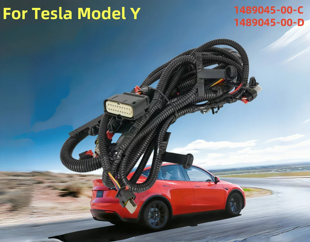

For Tesla Model Y Front Bumper Wiring Harness Harness Assembly 1489045-00-C 1489045-00-D Replace Automobiles Part
