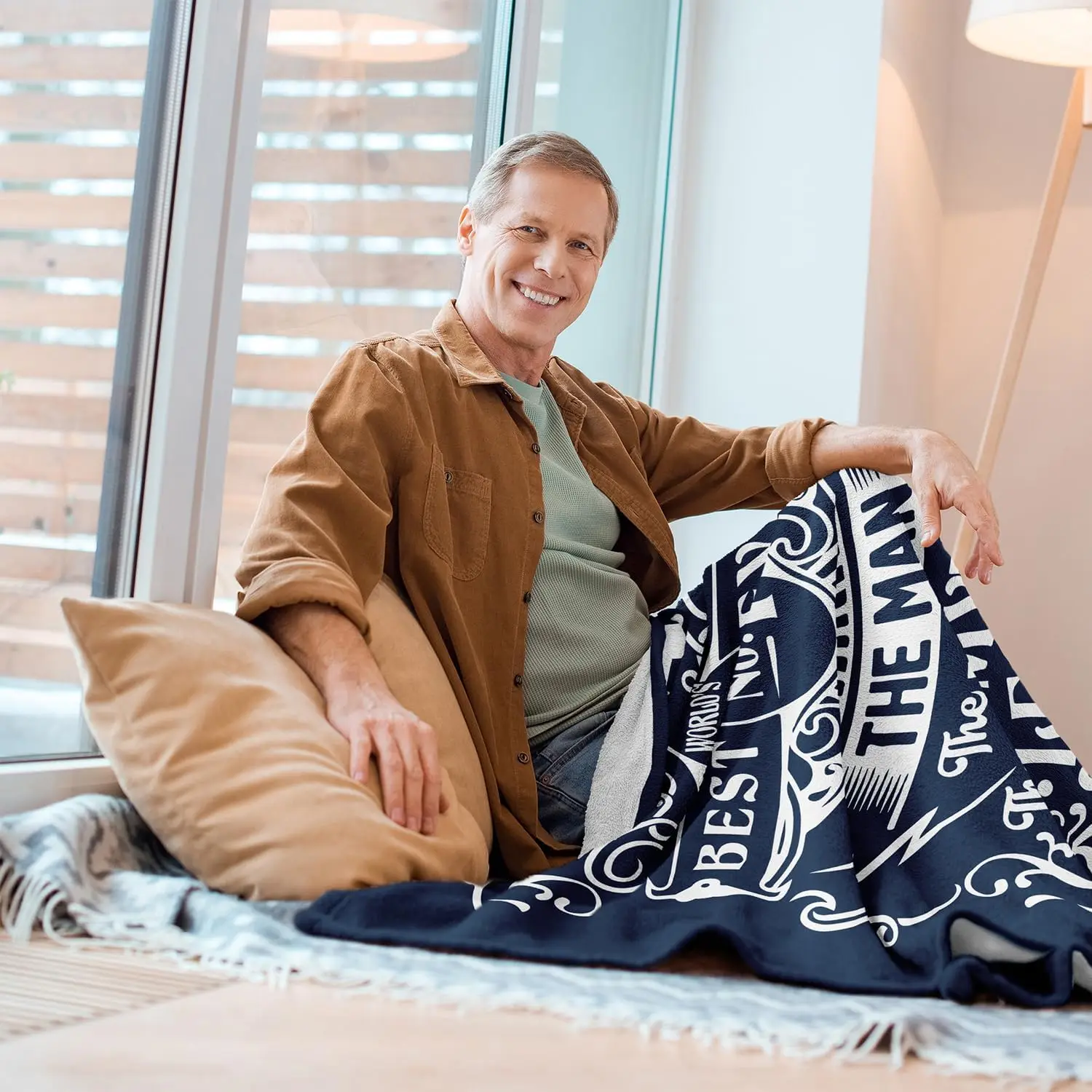 Grandpa Gifts Blanket Birthday Gifts for Grandpa Papa  Grandpa Fathers Day Birthday Gifts Ideas Christmas Gifts from Grandkids