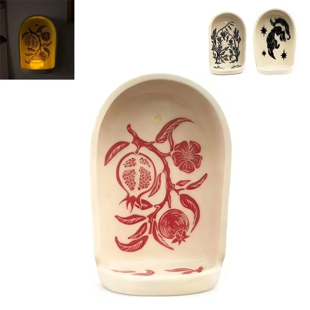 Decorative Design Sacred Wall Niche Wall Art Sacred Collection Decorative Wall Niche Jewelry Trays Candle Holders