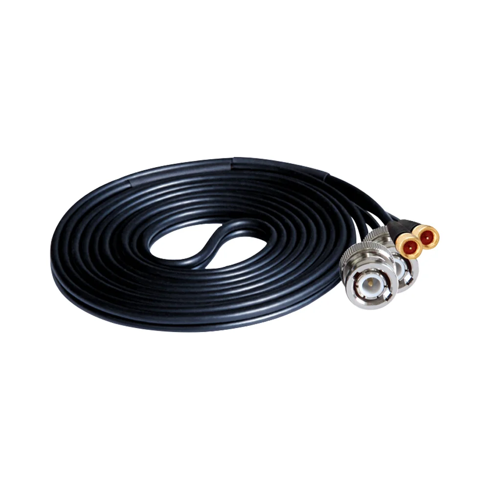 Cavo rilevatore di difetti ad ultrasuoni corazzato Yushi Dual C5 a Microdot per test UT Twin C5-L5