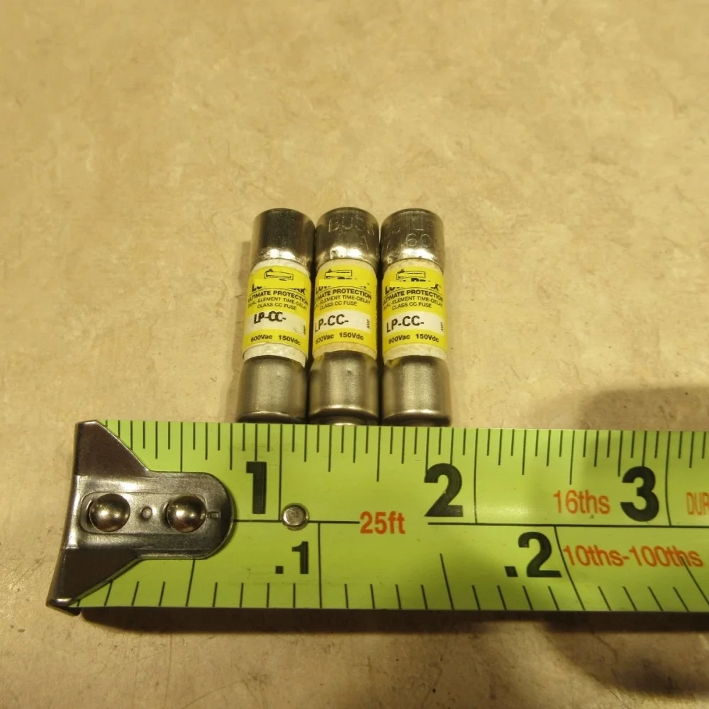 LP-CC-4 10PCS Time Delay Class CC Fuse, 4A 600VAC, Industrial Circuit Protection OEM