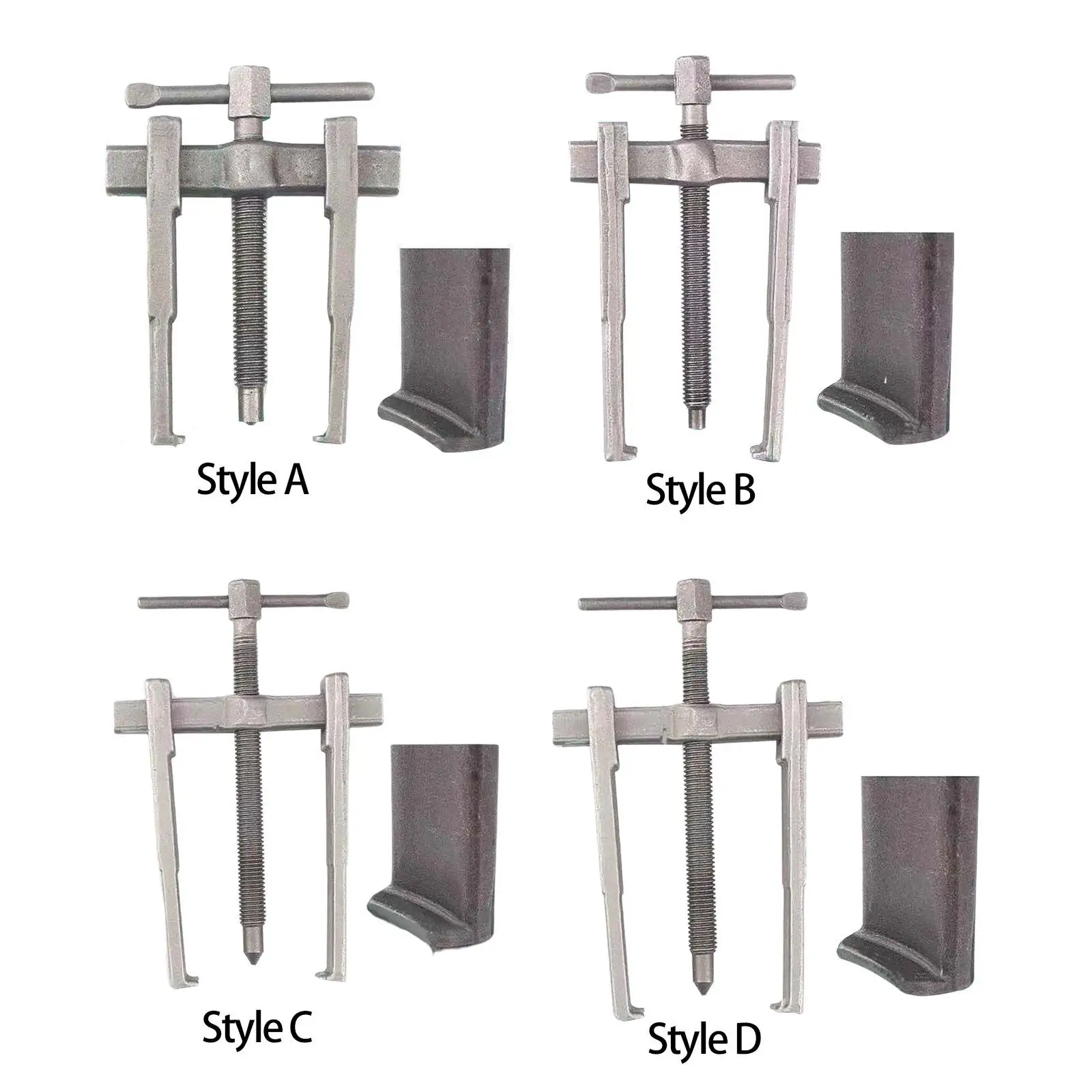 Two Jaw Gear Puller Bearing Puller Easily Install Adjustable Clamping Depth and Grip Width Automotive Accessories Durable