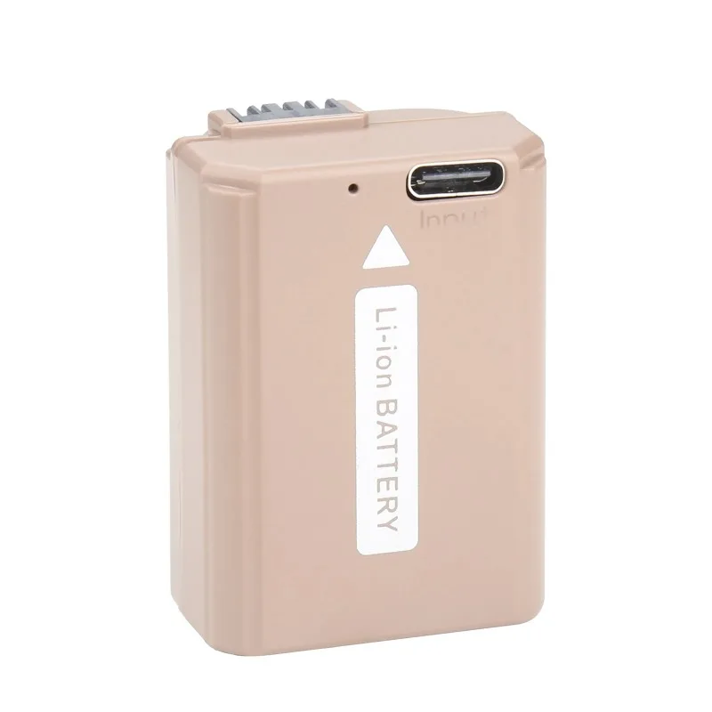 2200mAh NP-FW50 NPFW50 Rechargeable Type-C Direct Charge for Sony A6400 A6000 Zve10 A6300 A 7 M2 A7r2 A6100 A5100 NEX-7,  NEX-F3