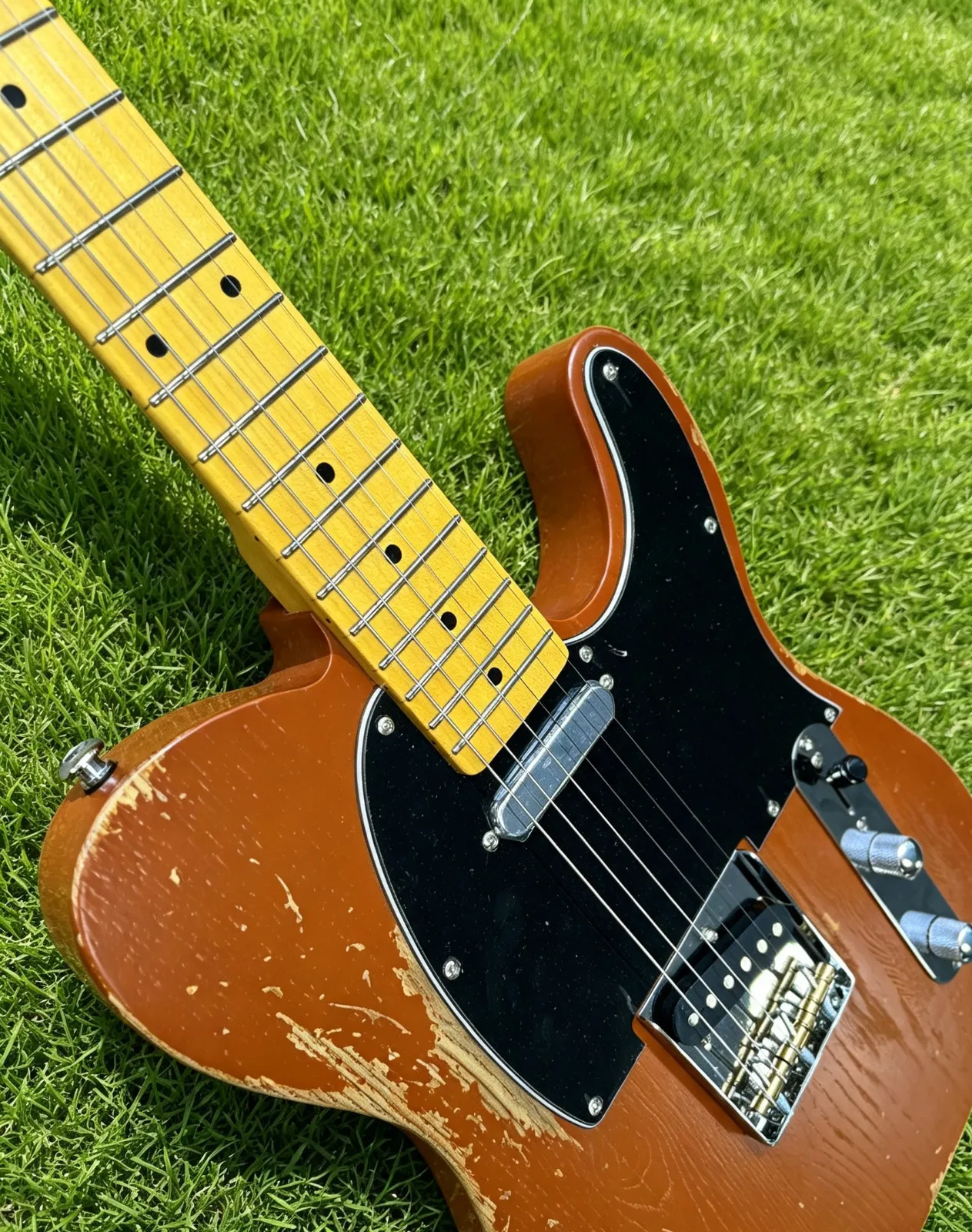 Performance Heavy Orange Style Guitar Maple Neck guitar