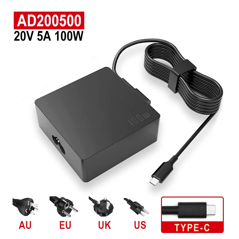 

Suitable For Lenovo ThinkPad Xiaoxin Pro16/14 power adapter 100W Type-c charger 20V5A