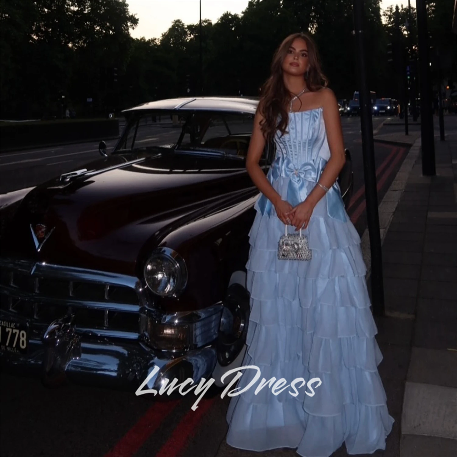 Lucy robe de Cocktail personnalisée femme robe d'été pour invité de mariage élégant Sharon robes de soirée heureuses pour les Occasions spéciales