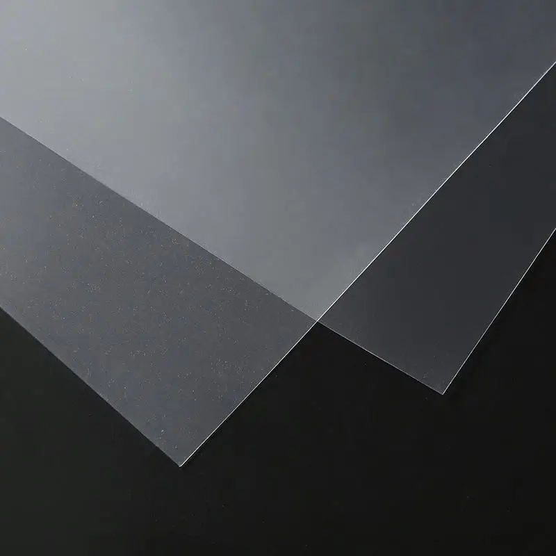 Extrusion Line Sheet Transparent Thin Plastic Rigid PET Film Roll for Advertising Printing 1 roll