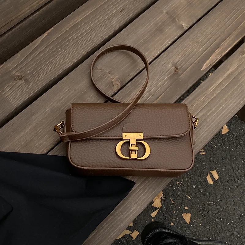 

Модная квадратная сумка 202, роскошная женская сумка через плечо, текстурированная сумка через плечо, минималистичная сумка «день-ночь», шикарная сумка на ремне