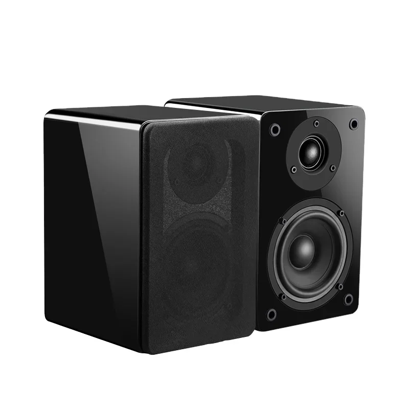 

60W 4 Inch Bookshelf Speakers desktop . Passive Fever Hifi Home Theater System Music Sound Equipment Amplifiers Speaker