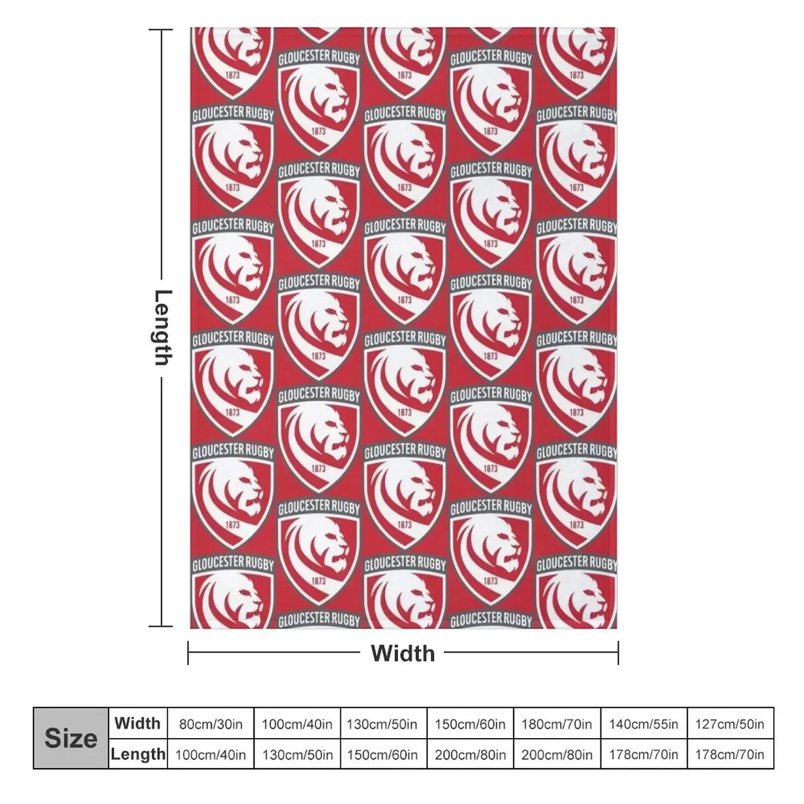The Gloucester Icon Throw Blanket Large Sofa Quilt Heavy Soft Big Luxury Brand Blankets