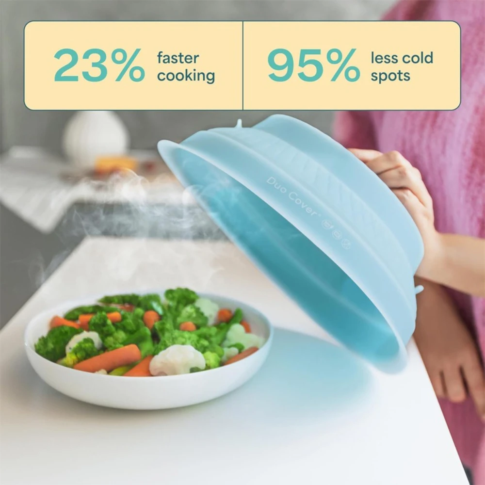 

Microwave Splatter Cover Heating Folding Cover Silicone Fresh-keeping Cover Oil-proof Splash-proof Folding Covers Cooking Lids