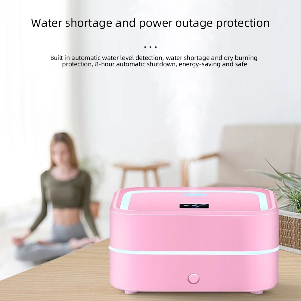 MultiColor LED Humidifier & Aromatherapy Diffuser  Compact for Car, Desk & Office Use