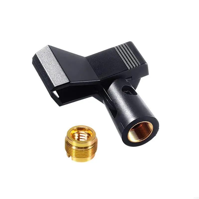 J1HD Long-lasting Reliable Strength Mic Clips Spring Clip Microphone Stand Adapter