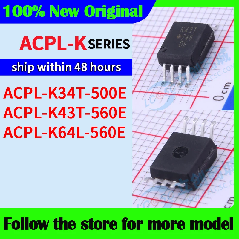 

K34T / K43T / K64L ACPL-K34T-500E ACPL-K43T-560E ACPL-K64L-560E В наличии 48-часовая доставка