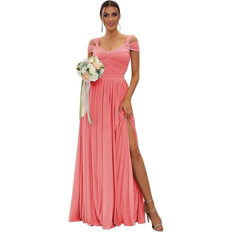 a-line-chiffon-pleat-slit-sashes-elegant-off-shoulder-bridesmaid-dresses-wedding-party-evening-formal-prom-floor-length-lace-up