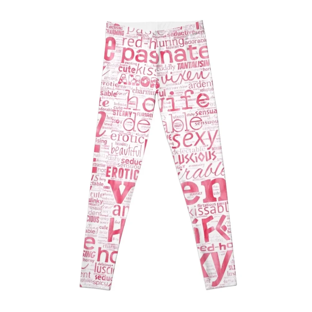

Hotwife Vixen in Lipsmacking Pink Leggings gym womans legging push up Fitness clothing Womens Leggings