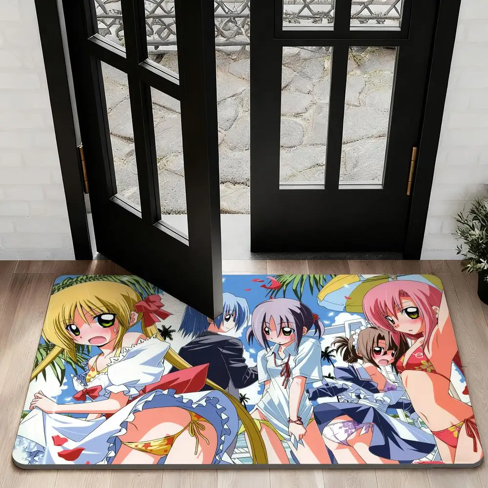 

Nagi Sanzenin Hayate Combat Butler Floor Mat Diatom Bath Mat Absorbent Quick Dry Non-Slip TPR Backing Soft Plush Draining Rugs