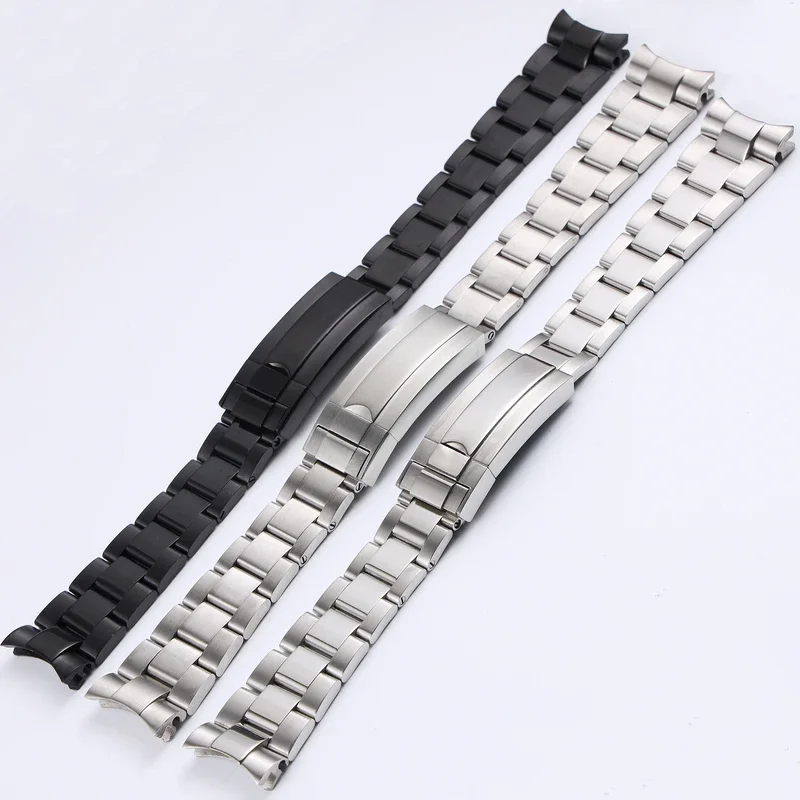 20mm 21mm  for Rolex Daytona Oyster Perpetual Submariner Seiko NH35 Watch Strap wrist bracelet solid stainless teel watchband