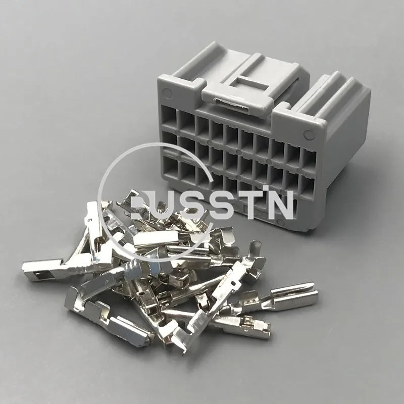 1 Set 25 Pin 179679-6 Automotive Wire Socket AC Assembly Car Plastic Housing Unsealed Hybrid Plug Auto Connector