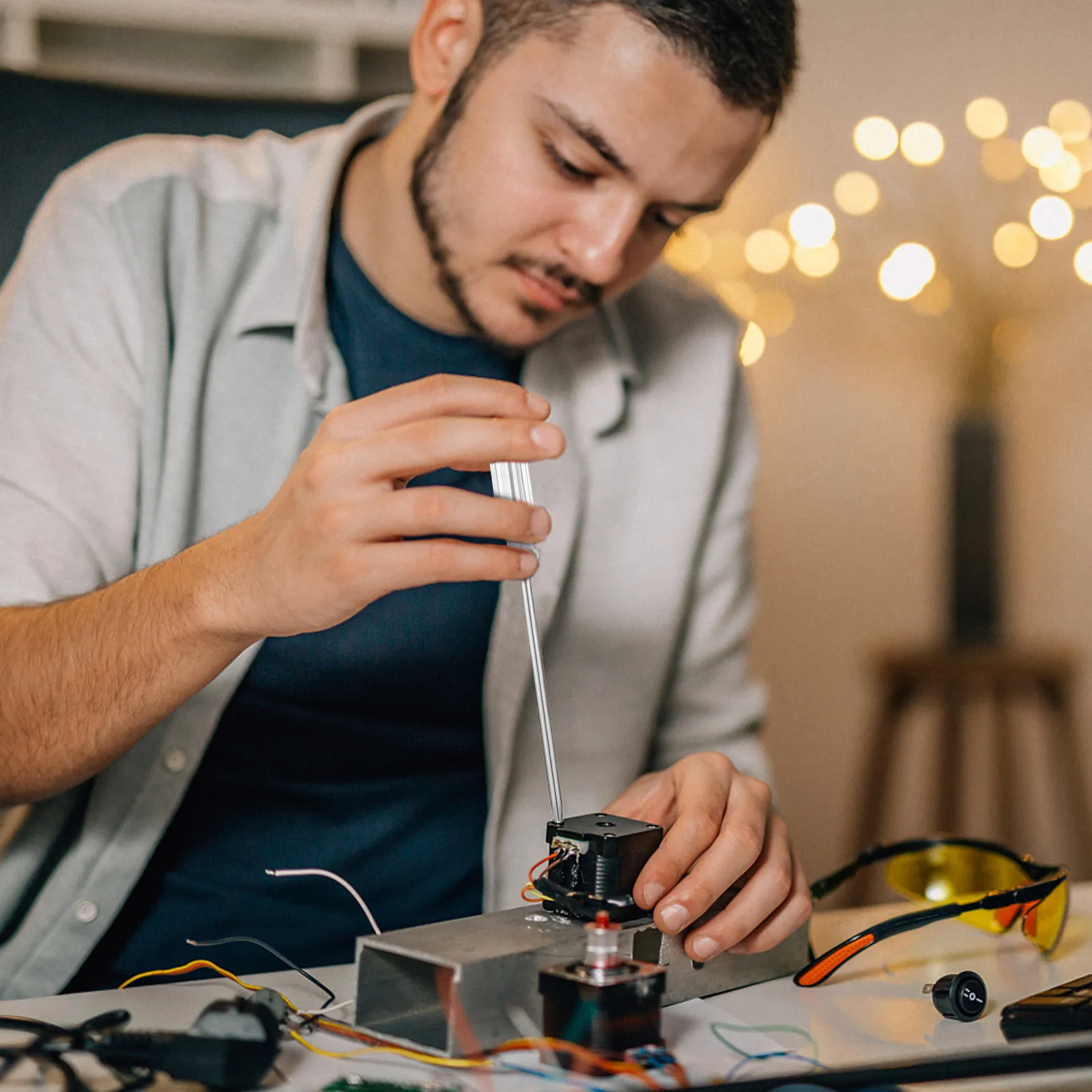 Screw Driver Set 2 Pcs Heavy Duty Cross Head Precision Screwdrivers for Electronics Repair Hand Tools Kit