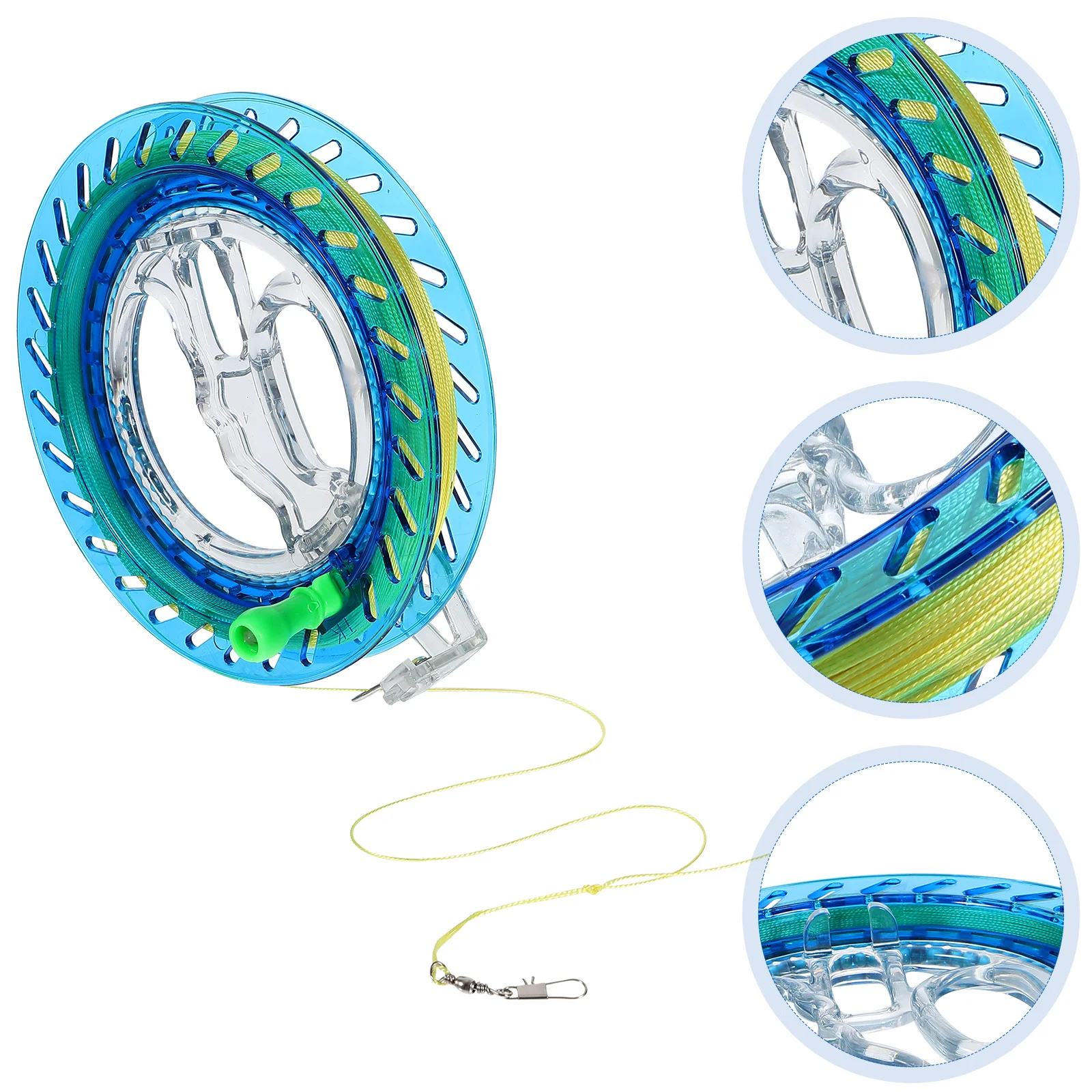 ABS Onbreekbaar Lager Kite Reel 400M Lijn 20CM Kristal Kras Slagvast Slot Ontwerp Gemakkelijk voor Kinderen