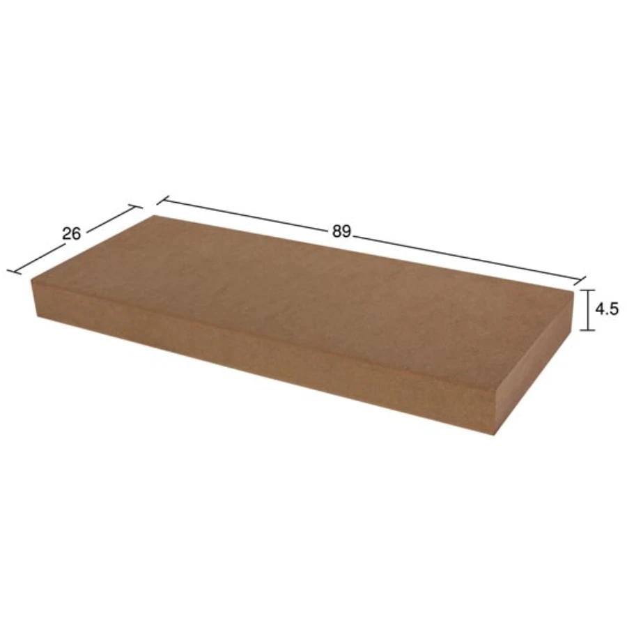 PA225 Large Rectangular Chassis Board, Unpainted Mdf Board