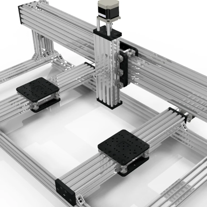 Imagem -04 - Pacote de Gravador de Fresagem Cnc Nema23 Stepper Motor Máquina Grande Faça Você Mesmo Eixos C-beam xl Pacote com 2.45n.m 20 Bulkman4axis