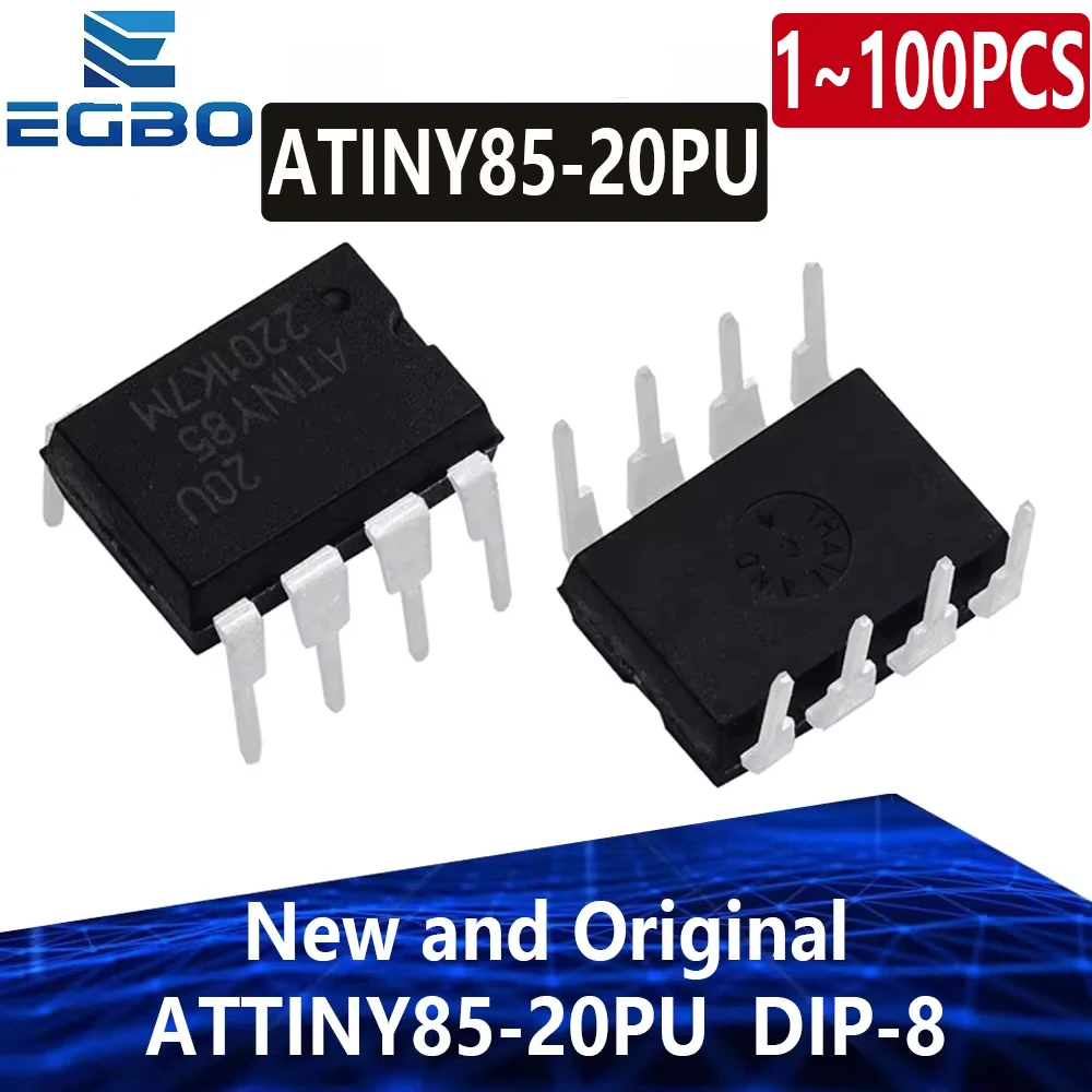 1 Uds ~ 100 Uds ATTINY85-20PU DIP-8 ATTINY85 DIP8 85-20PU ATTINY85-20 DIP nuevo y original