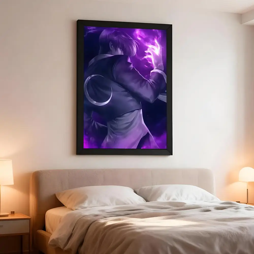 game fighting T-The King of Fighters Poster Artistic Instant Peel-Off Wall Decor Atmosphere Setter for Bedside & Shared Room