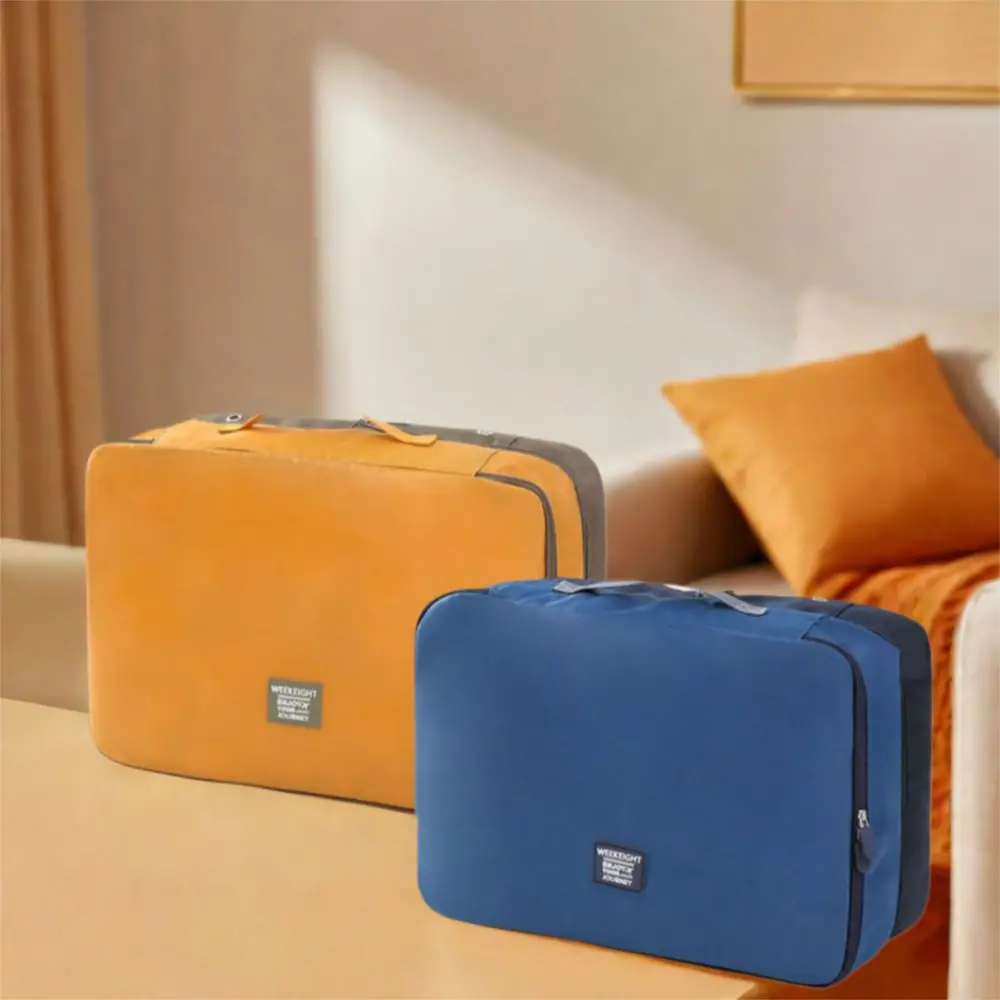 

Large Capacity Double-Layer Clothing Bag Dustproof Space Saving Down Jacket Storage Bag with Zipper Duvet Cotton Compression Bag