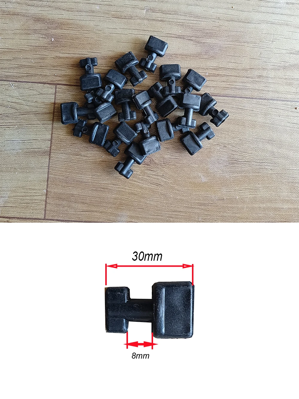 Plastic Clip Lock for Construction, Mold Buckle, Roman Column, Flower Pot, Railing Line Fastener