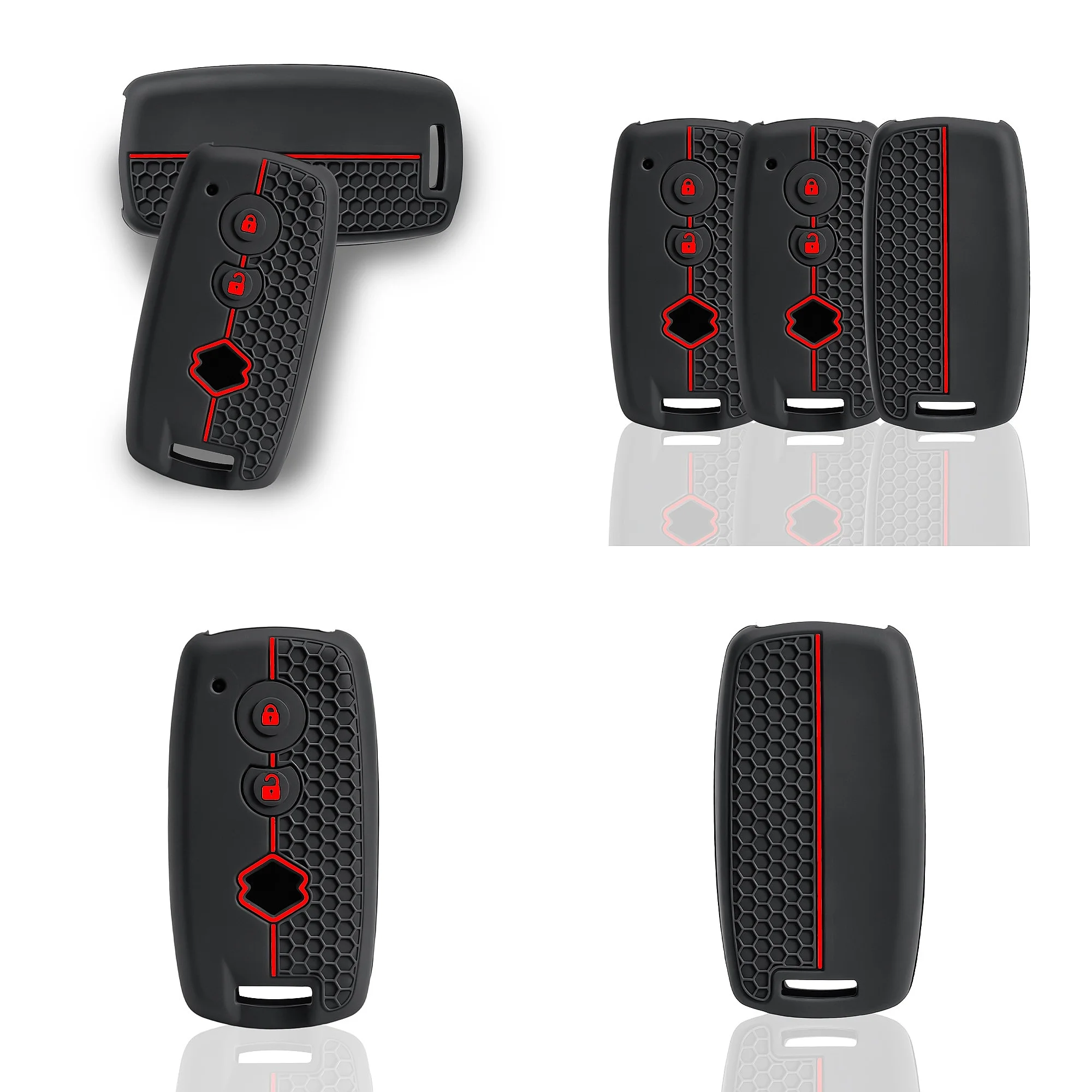 Silicone For Suzuki Swift Grand Vitara SX4 Scross XL7 Car Remote Key Fob Shell Cover Case