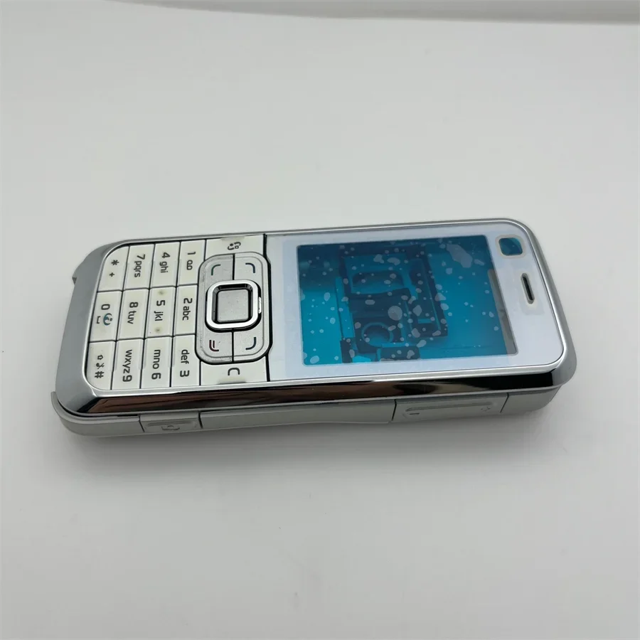 for Nokia 6120 6120c Full Complete Mobile Phone Housing Cover Case+English Keypad