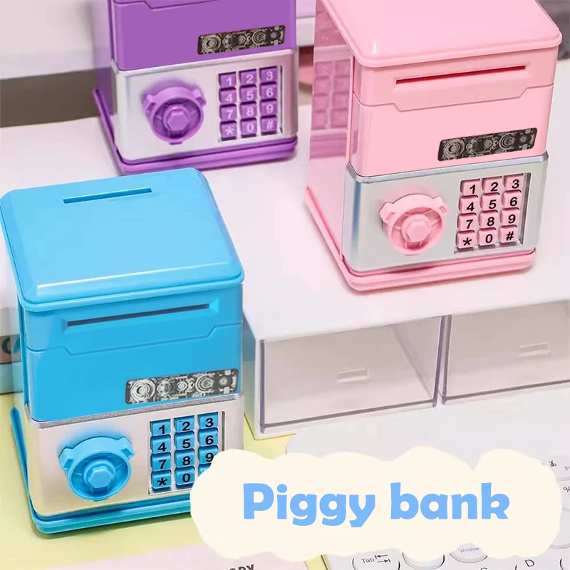 Banco de ahorro de tamaño Mini creativo para niños, caja de almacenamiento para niñas, juguete, regalo de cumpleaños